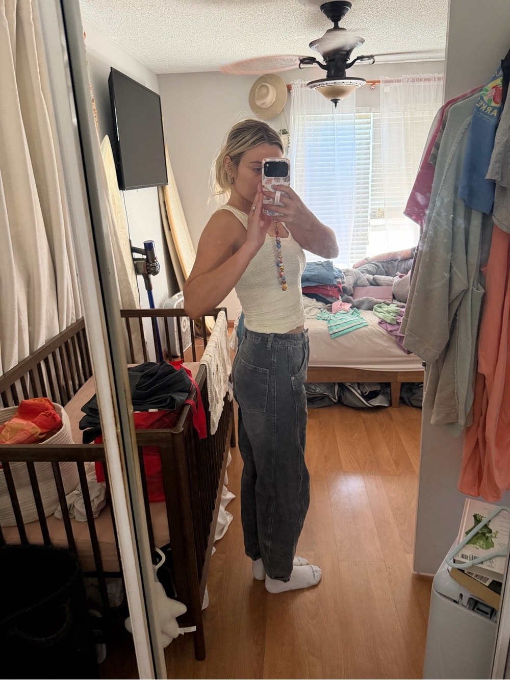 BLACK BARREL JEANS - Picture 8 of 14